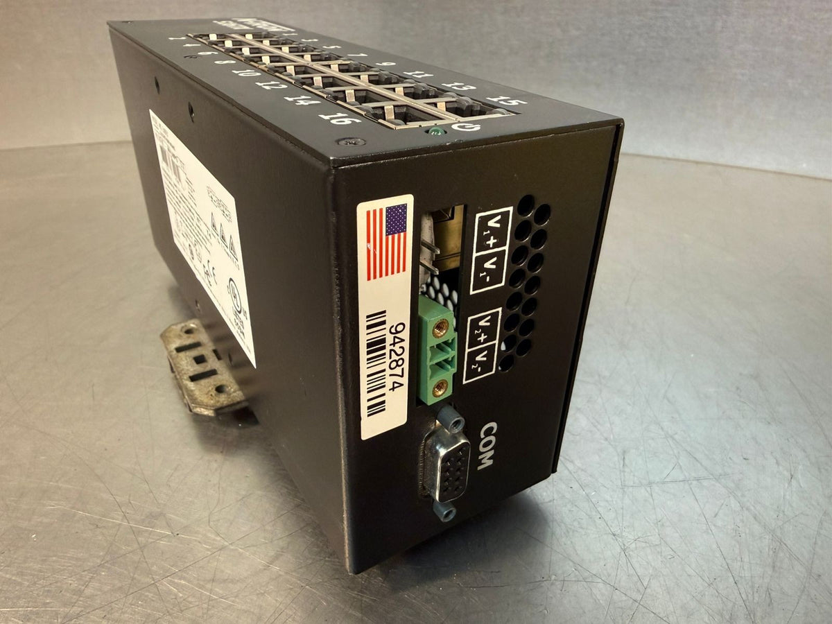 Ntron 516TX Industrial Ethernet Switch 10-30V 1.0Amp               (4.1.1)