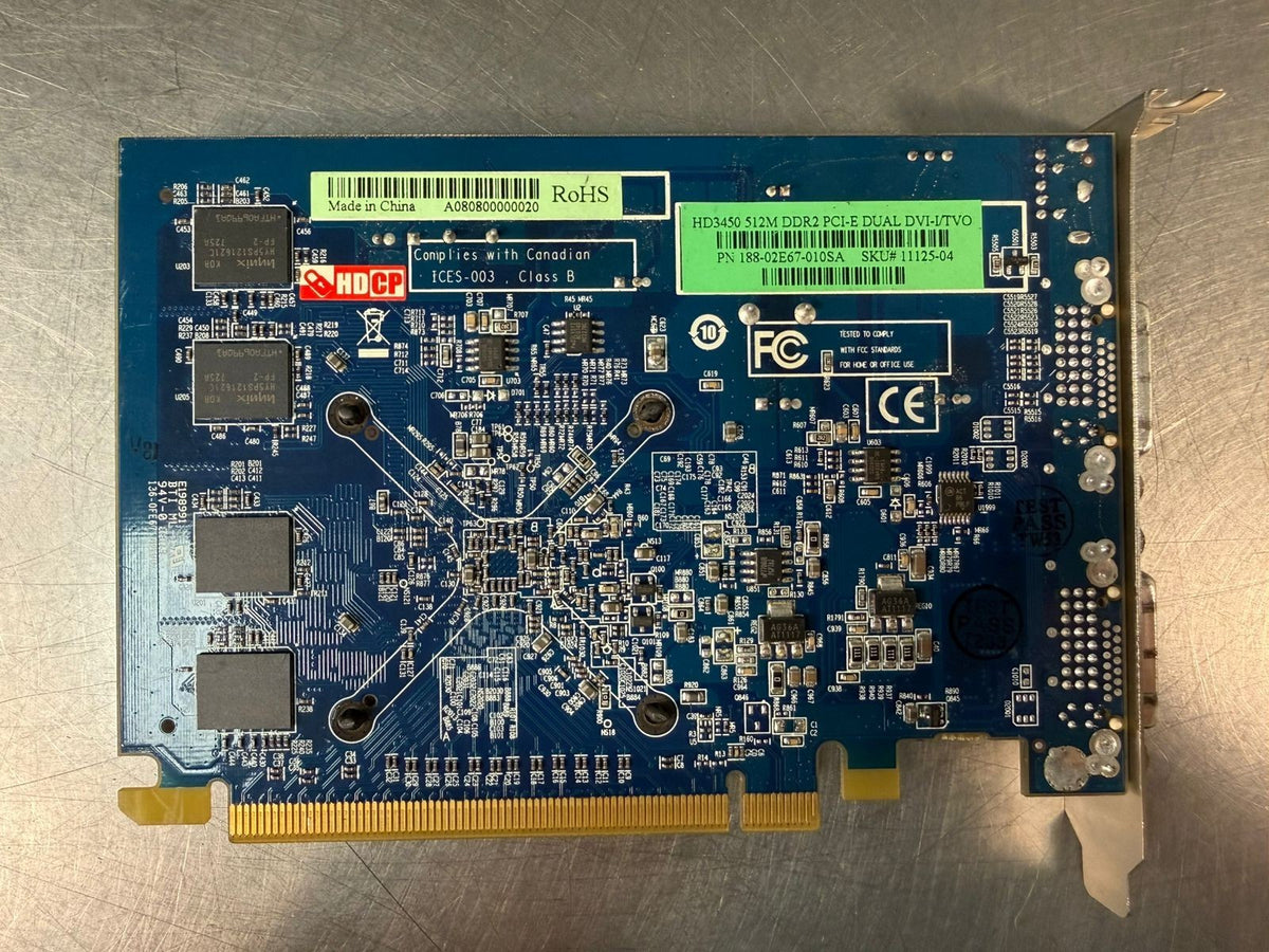 Ati HD3450 512M DDR2 PCI-E Dual DVI-ITVO  188-02E67-010SA          (5.4.2)