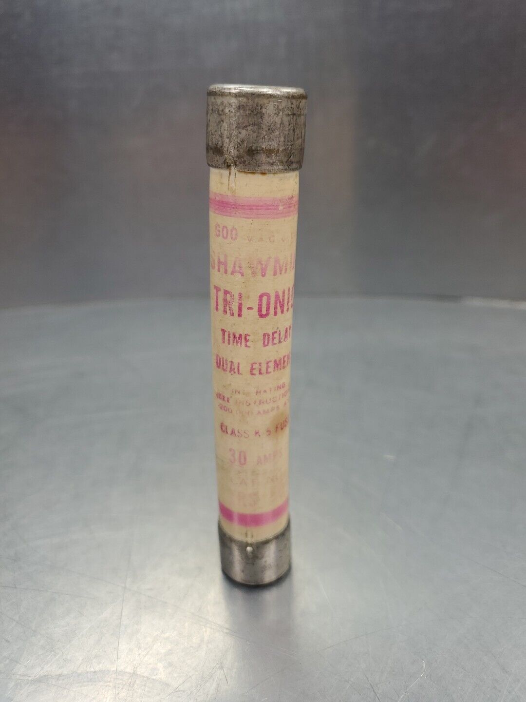 Shawmut TRS30 Tri-Onic Time Delay Fuse, 600VAC 30Amp.                      4D-38