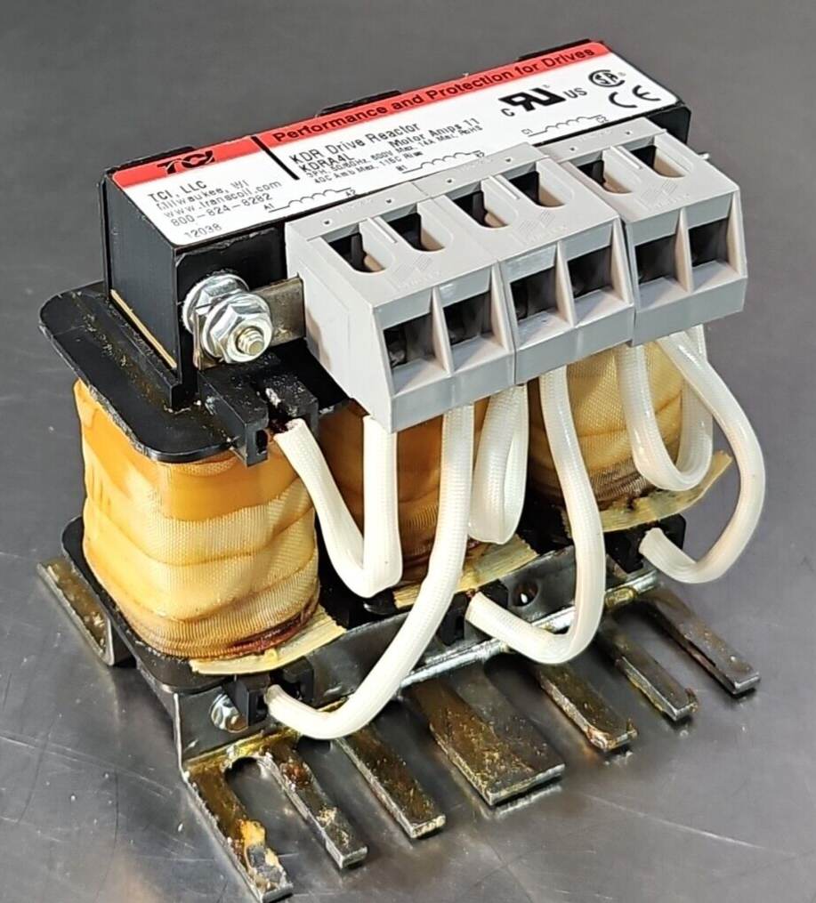 TCI KDRA4L Drive Reactor 3PH 50/60Hz 600V  11Amp                        (BIN425)