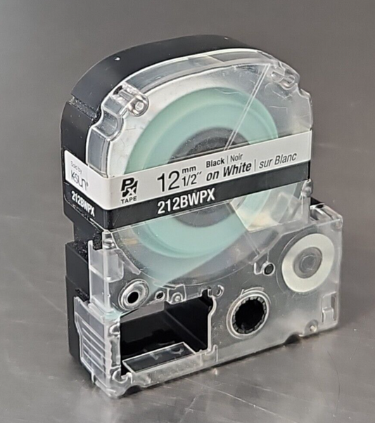 Epson 212BWPX Label Tape 1/2" K-Sun                                      loc3E36