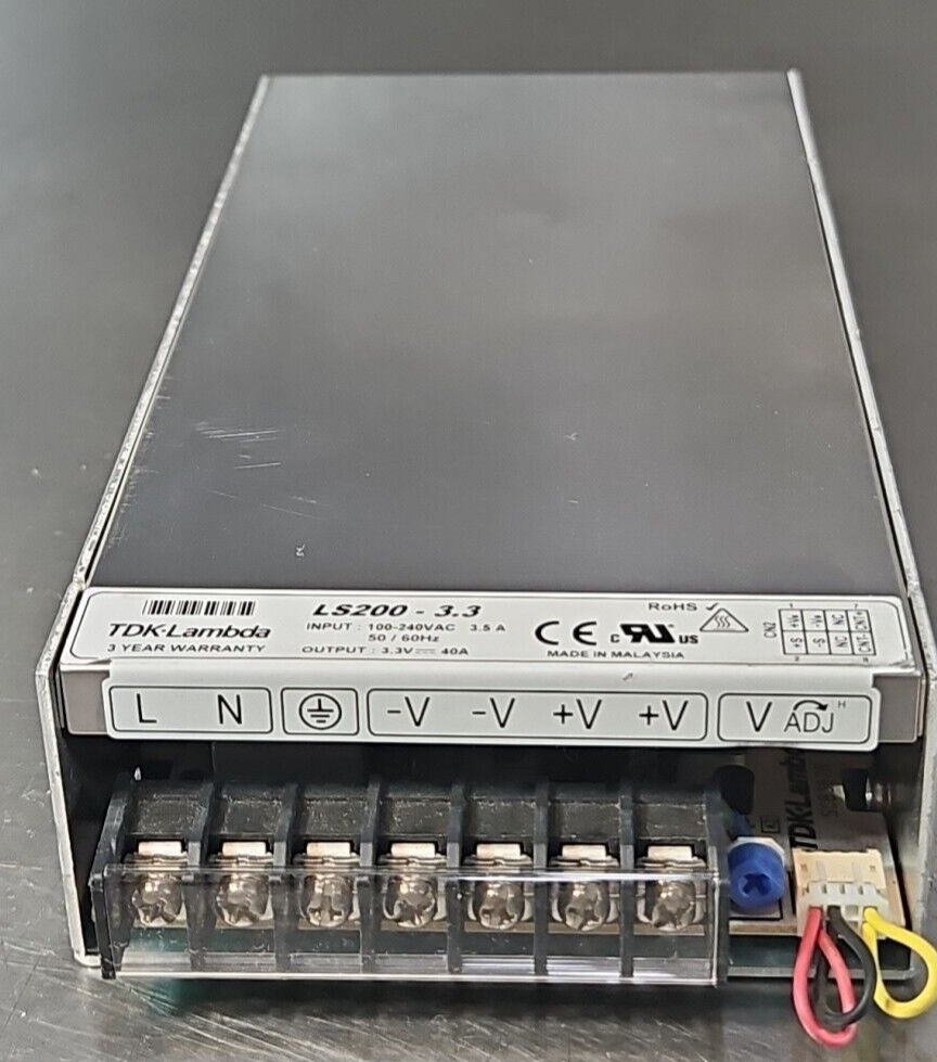 TDK-Lambda LS200-3.3 POWER SUPPLY 3.3 VDC 40A                             loc4D3