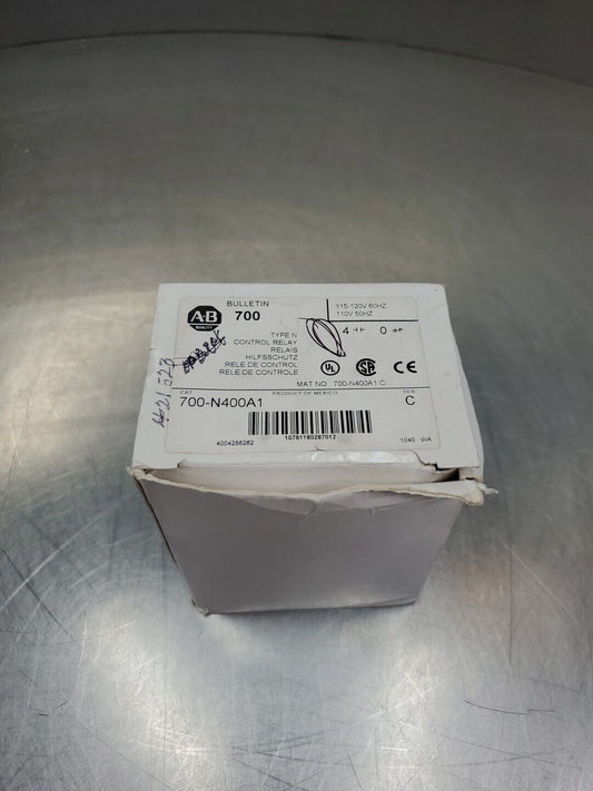 ALLEN BRADLEY 700-N400A1 SER C AC RELAY, 115-120V.                         4E-33