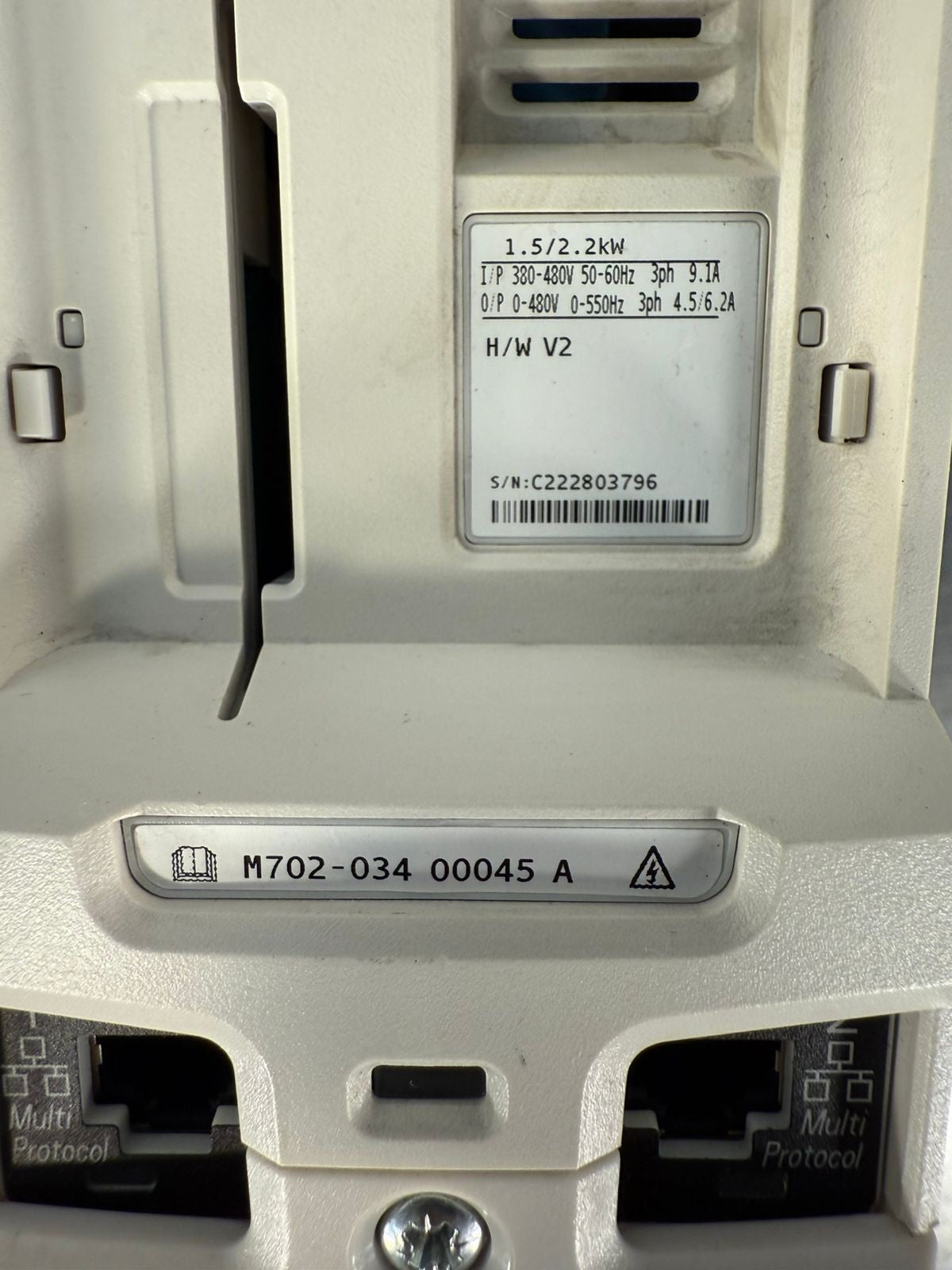 Control Techniques Unidrive M702-034-00045A 1.5 /2.2Kw 480V 3Ph  (8.4.6))