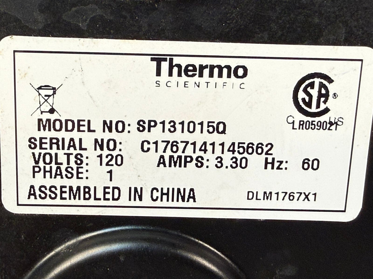 Thermo Scientific Cimarec SP131015Q  120V 3.30A 60hz 1PH          (12.6.6)