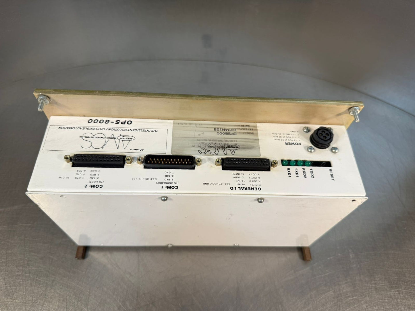 Leematic 2000 OPS-8000 Control Panel                              (10.4.2)