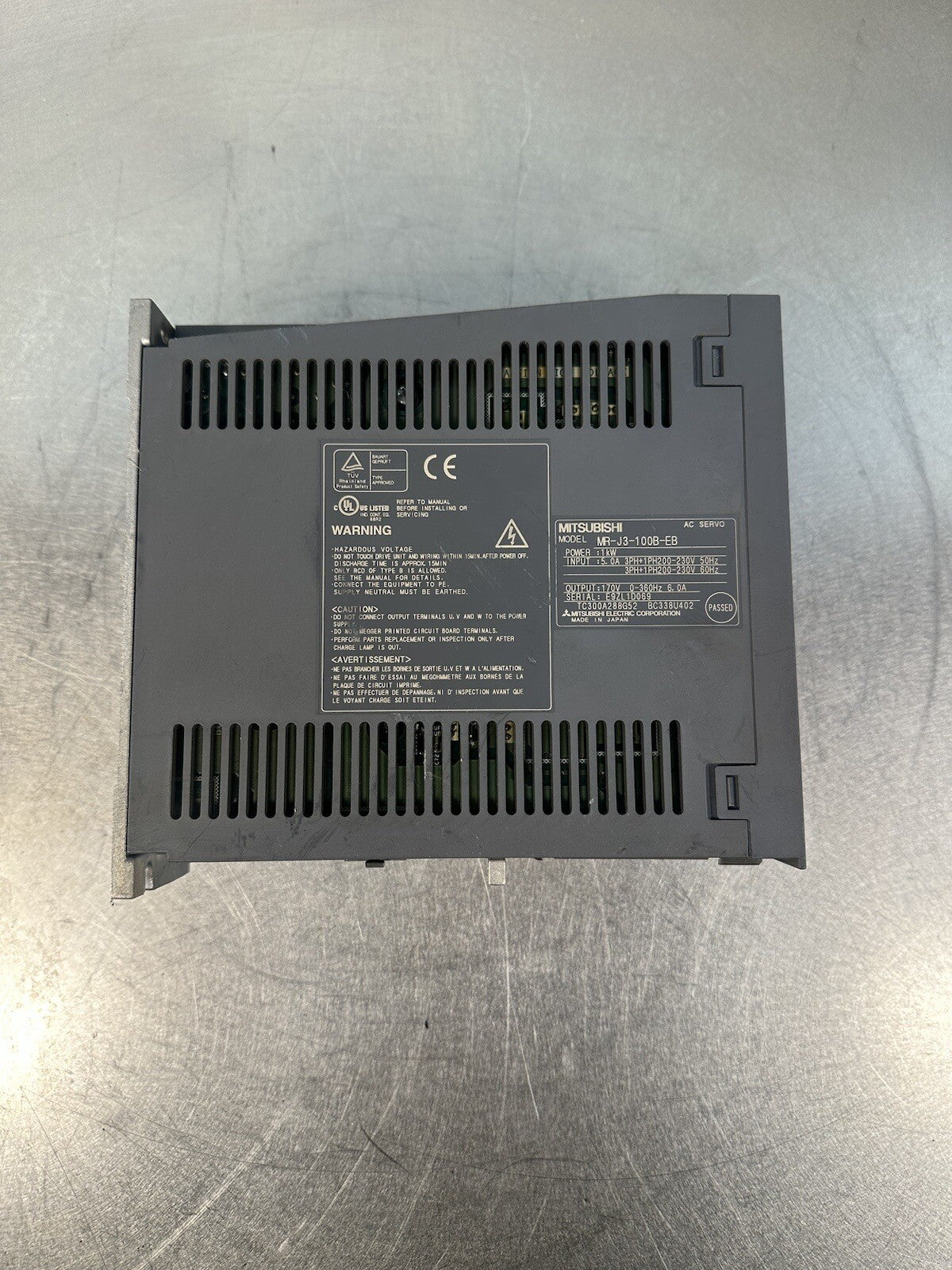 MITSUBISHI MR-J3-100B-EB / MRJ3100BEB - (BIN-1.2.4)