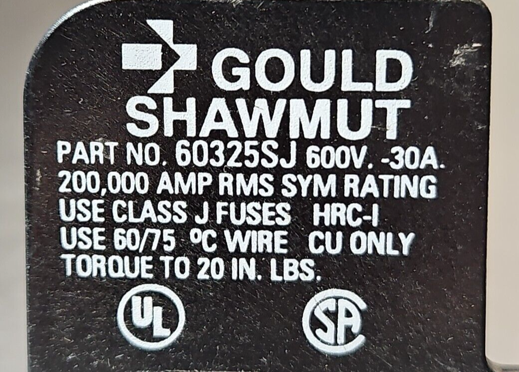 Gould Shawmut 60325SJ   Pole NSNB                                        Loc4D28