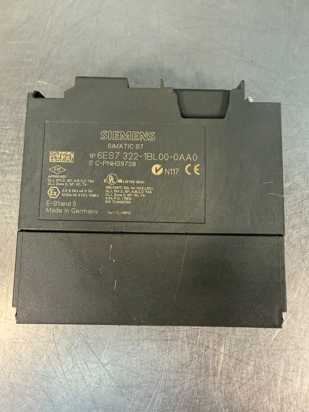 Siemens 6ES7 322-1BL00-0AA0 Simatic S7 Module                      (4.1.3)