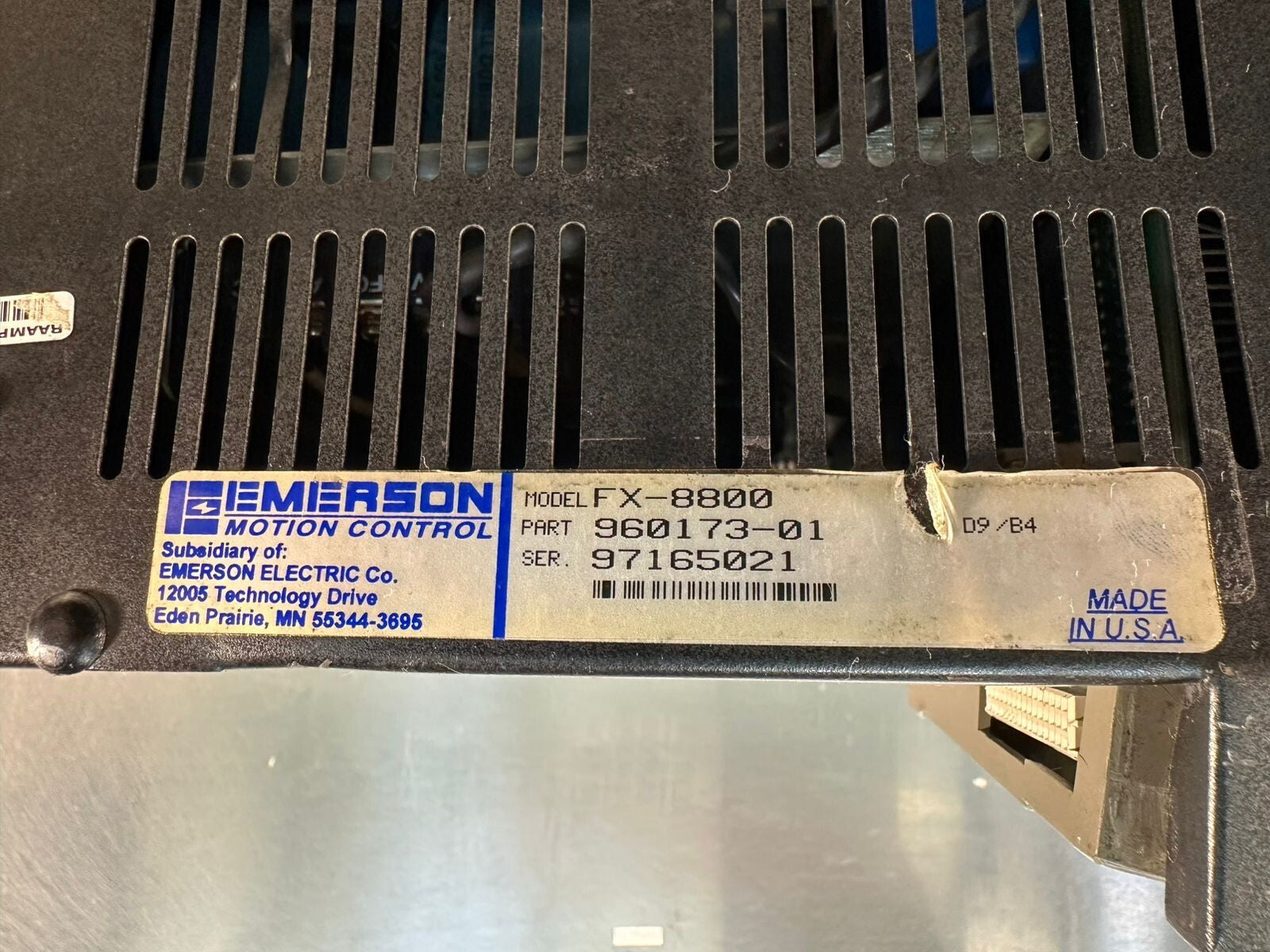 Emerson FX-8800 960173-01 FX8800                             (12.5.6)