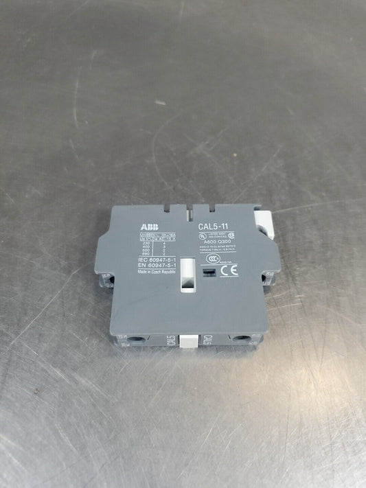 ABB CAL5-11 Auxiliary Contact, 15A.                                      4D-42