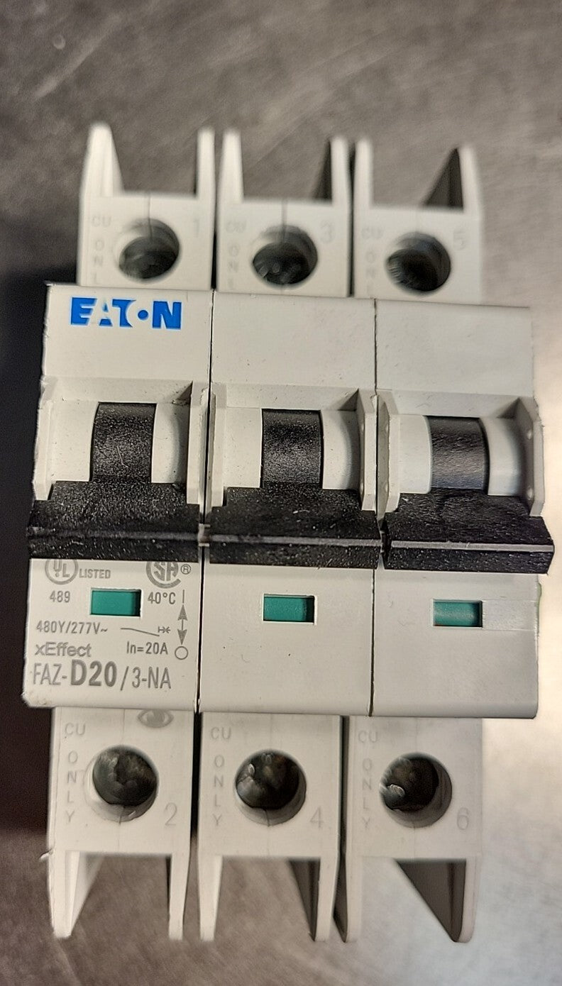 Eaton FAZ-C20/3 xEffect 277/480 V 20A (BIN 354)