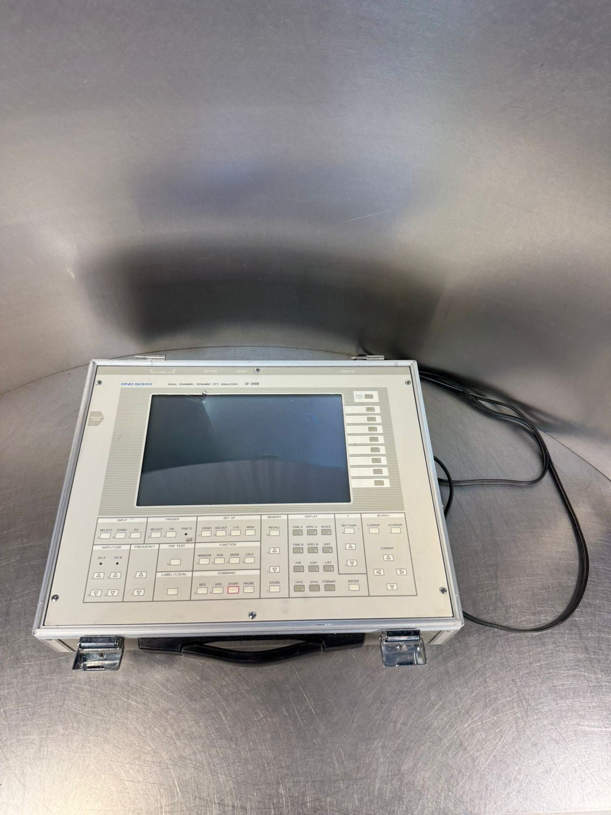 *1777 Ono Sokki CF-2400 Dual Channel Dynamic FFT Analyzer      (6.6.5)