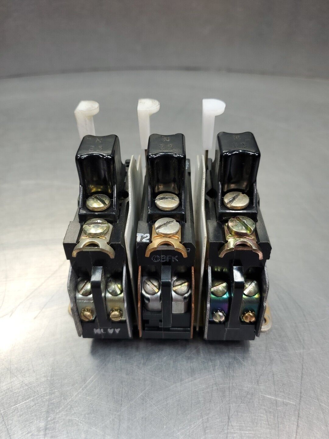 Allen Bradley 815-BOV4 Ser K Manual Reset Relay w/N23 Therm Mod, Lot of 3. 4C-23