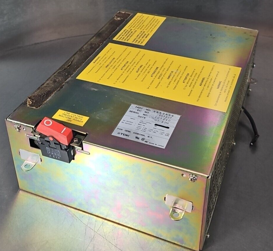 TDK Part No. 2683699 Power Supply for IBM 100~127VAC 9A                   loc4D6