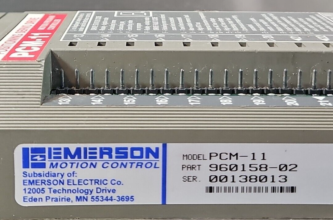 Emerson PCM-11 Programmable Motion Controller                           (BIN242)