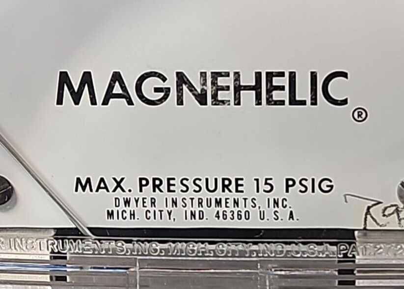 Dwyer Magnehelic 2006  Pressure Gauge 15 psig                            Loc5E16