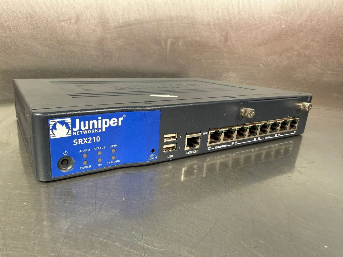 Juniper Networks SRX-210 Secure Serv. Gateway VPN Firewall SRX210B  (3.2.1)