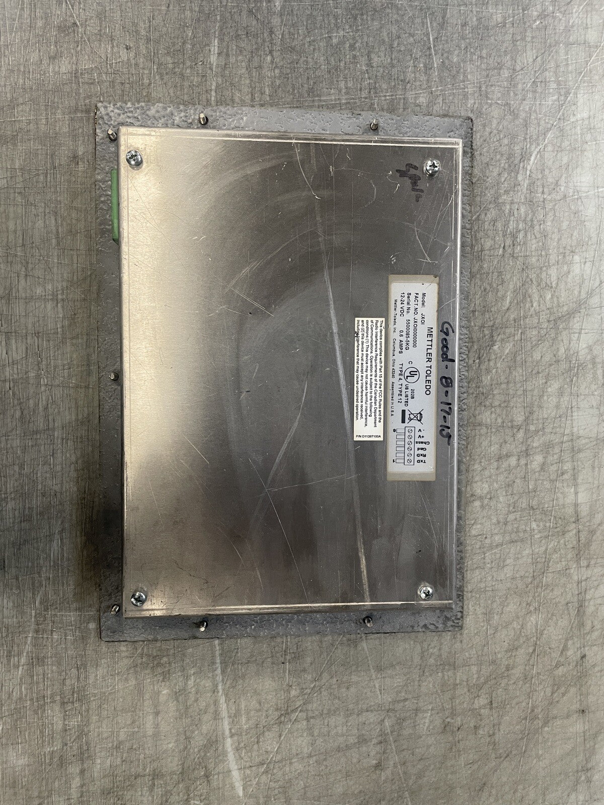 Mettler Toledo JXOI 12-24-Volt DC Jagextreme Operator Interface Scale Terminal