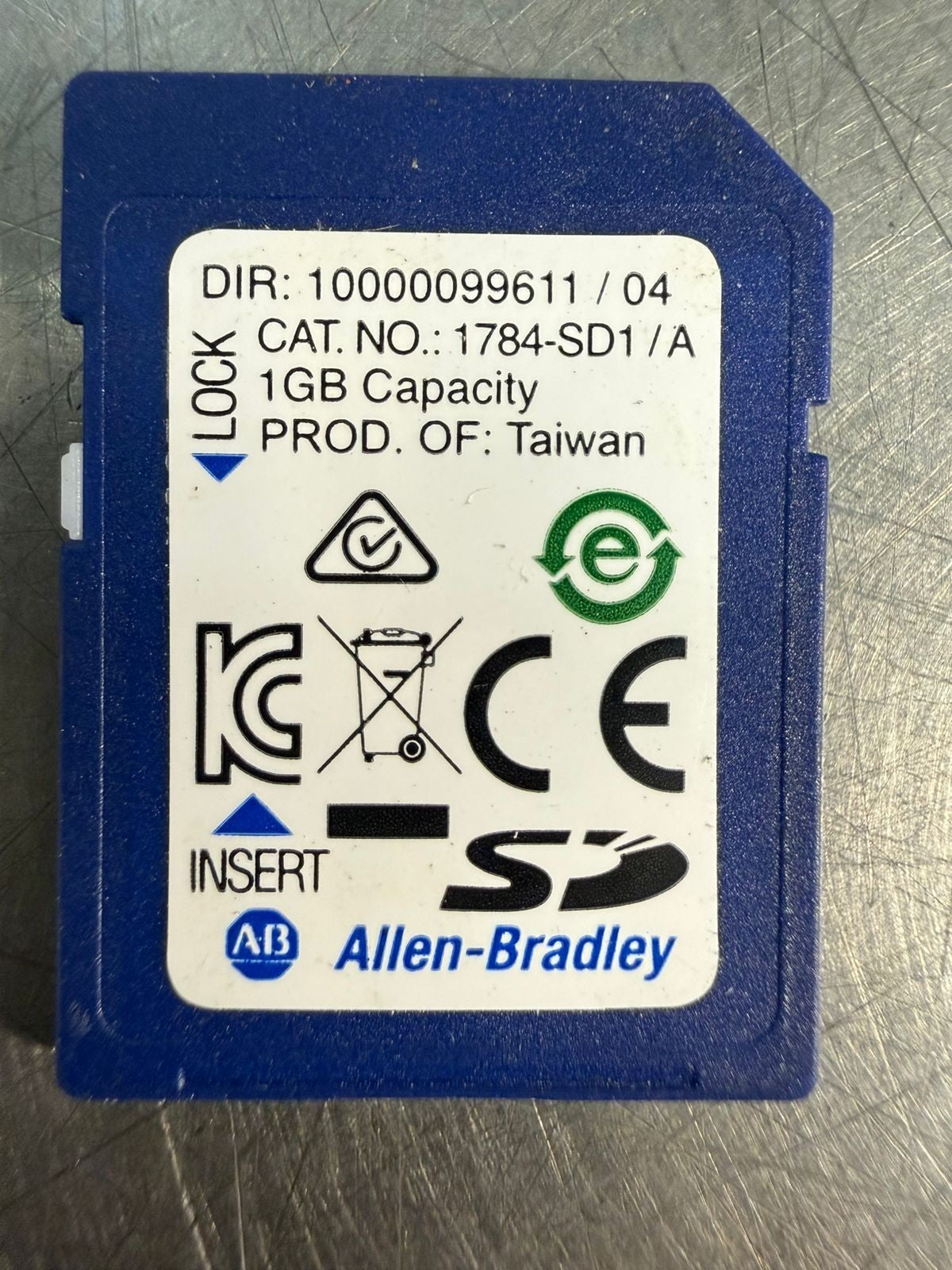 Allen Bradley 1784-SD1 /A 1Gb Capacity                             (5.4.2)