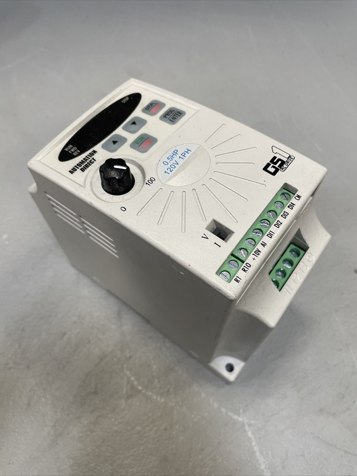 Automation Direct AC Drive GS1-10P5, 120V, 0.5 HP @2B (BIN 4.4.4)
