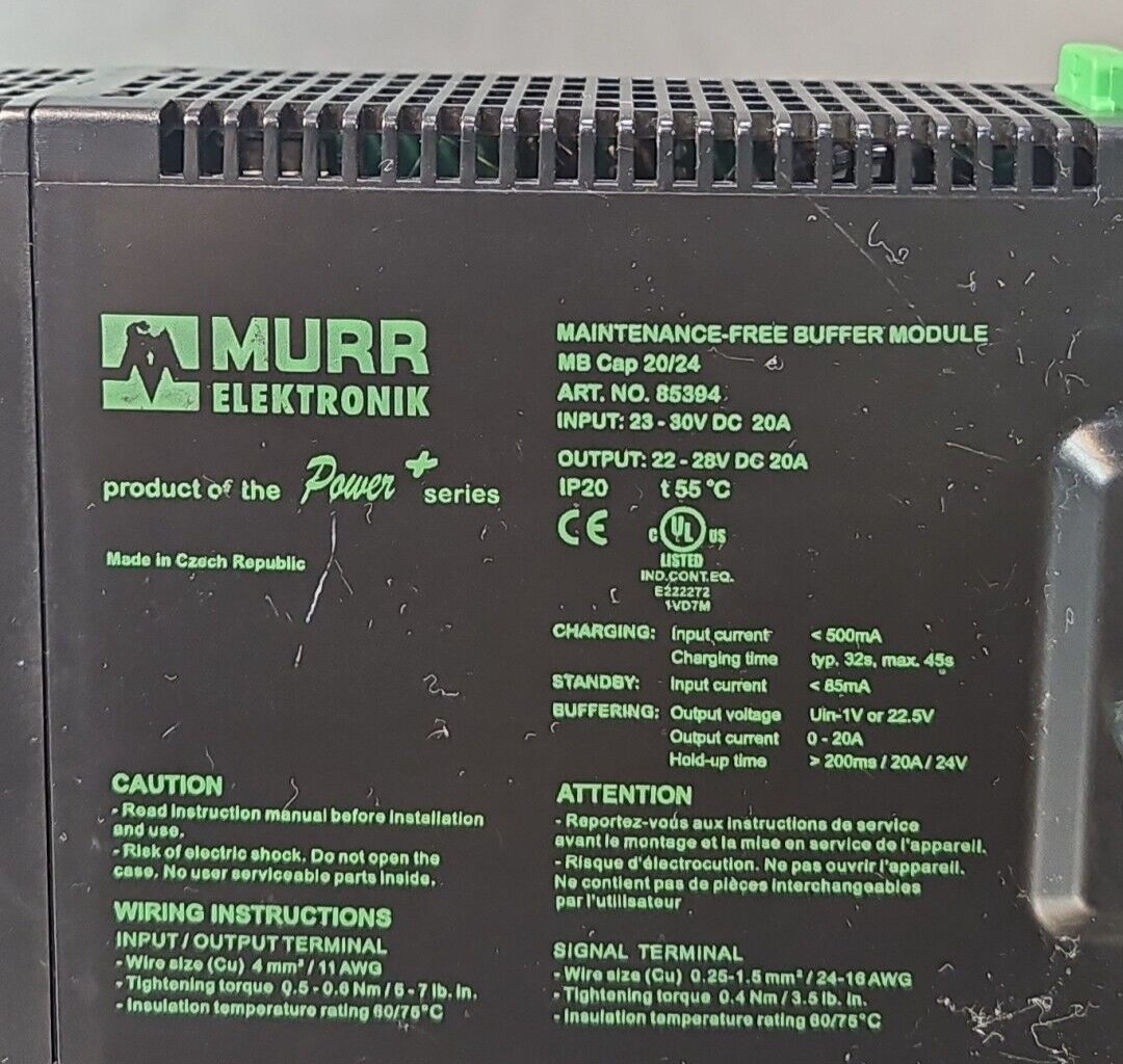 Murr Elektronik MB 85394  Cap 20/24 Buffer Module                       (BIN414)