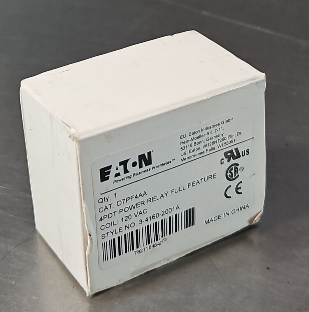 Eaton D7PF4AA Power Relay 120v-ac                                       (BIN413)