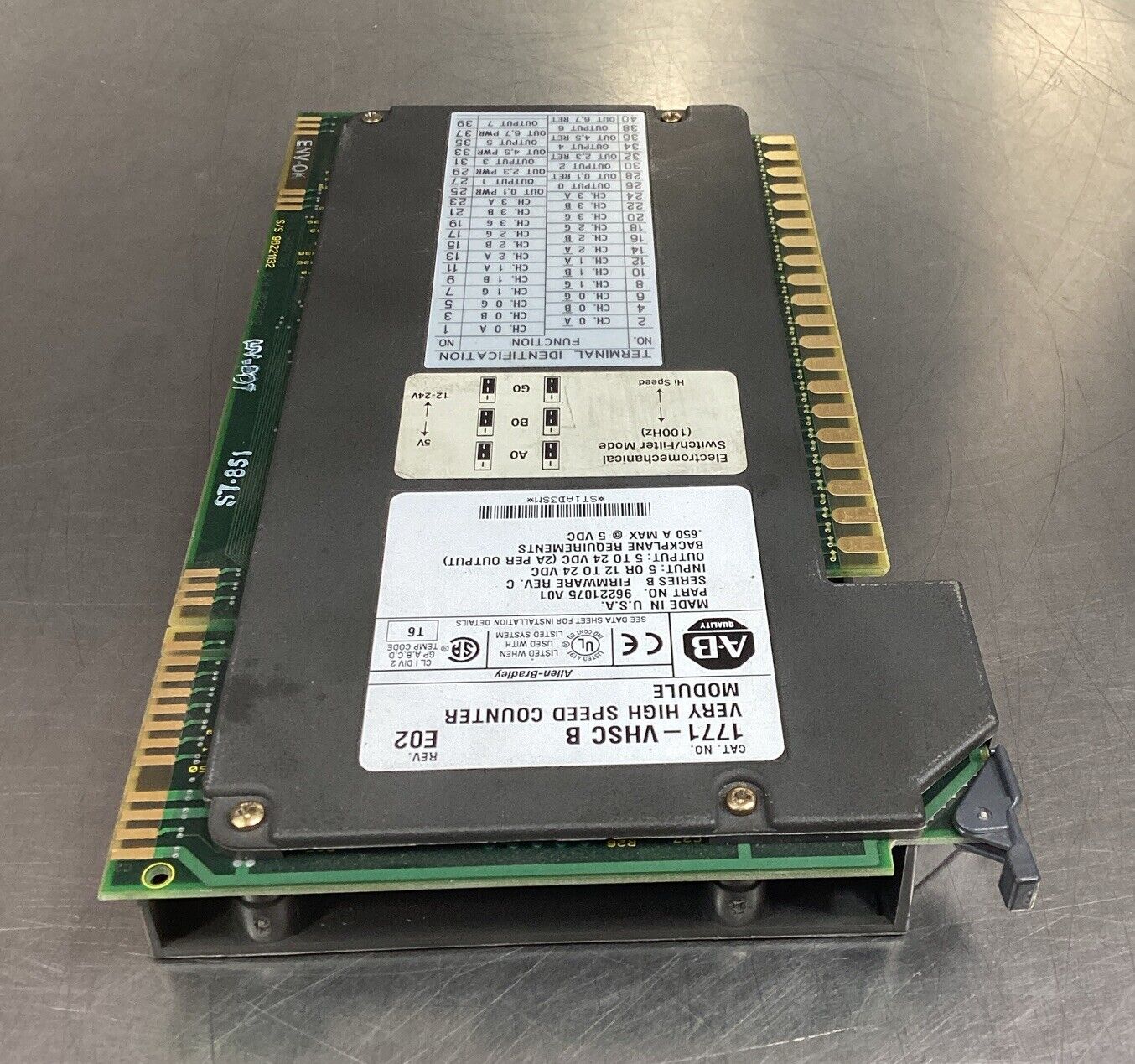 Allen-Bradley 1771-VHSC B Very High Speed Counter Module Rev. E02 Ser. B   3C-29