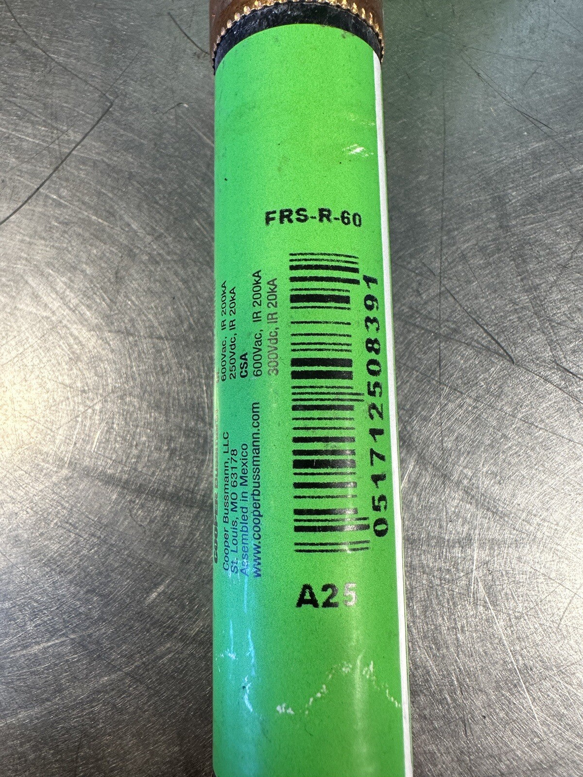 Cooper Bussmann FRS-R-60 Fusetron Class Rk5 60A ~ (BIN-1.5.5)
