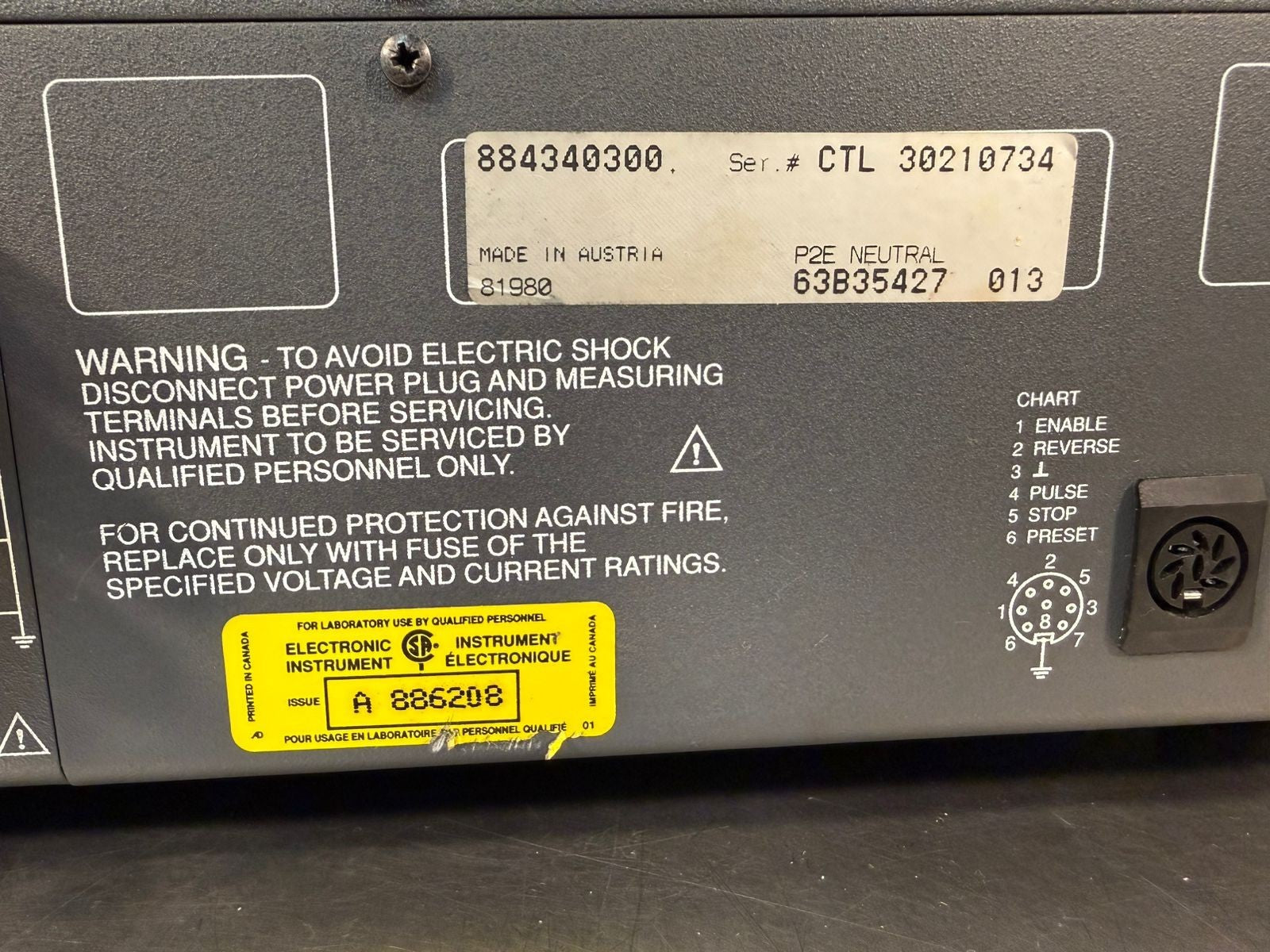 Omega Eng. RD434 884340300 / A886208 / P2E Neutral 63B35427       (12.4.5)