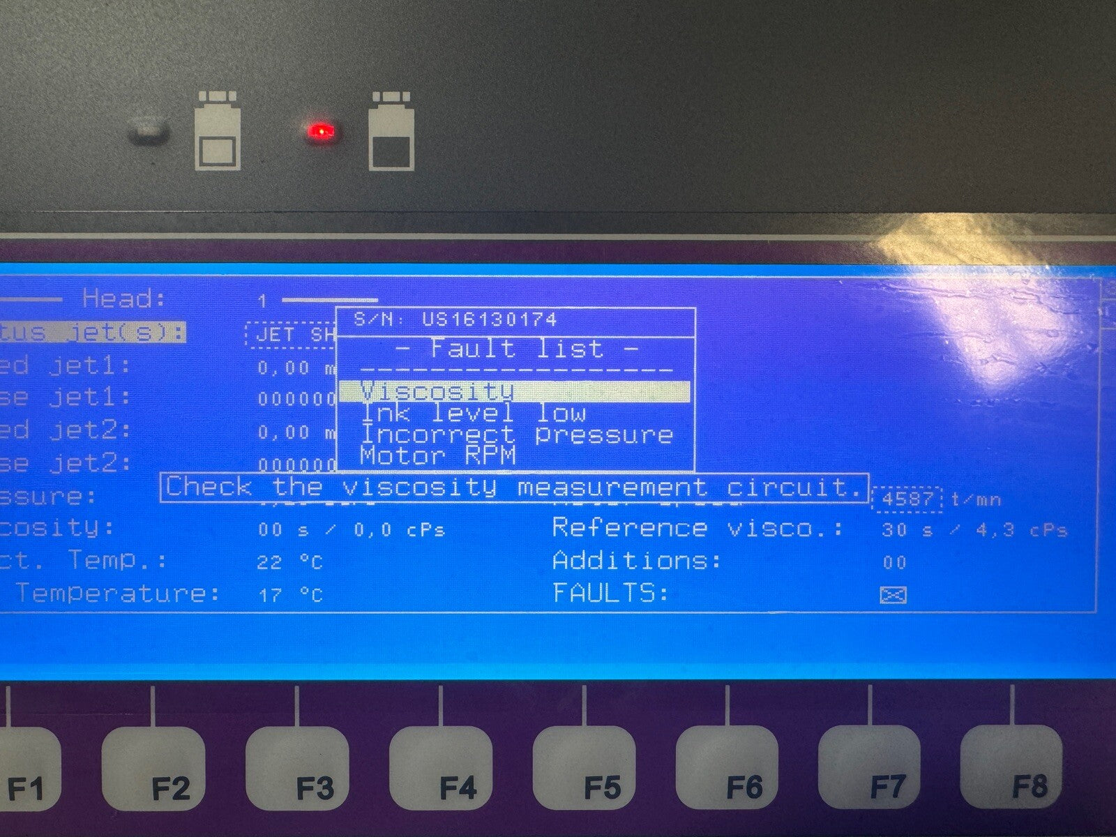 Markem-Imaje 9040 Ink Jet Printer with ENP35372/B Print head module