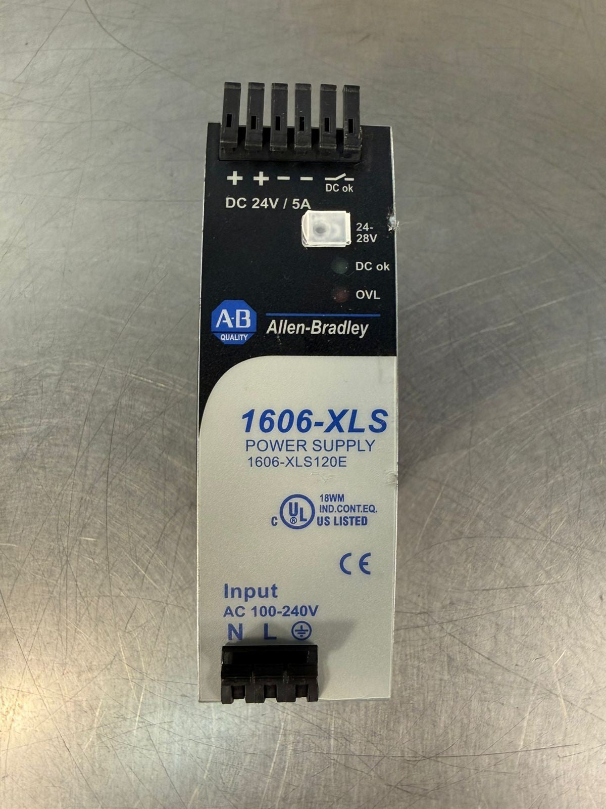 Allen-Bradley 1606-XLS120E /A Power Supply 1-Ph 24V 5A 120W       (4.2.3)