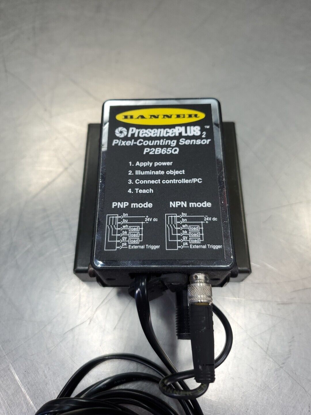 Banner P2B65Q PresencePlus² Pixel-Counting Sensor.                         5E-17