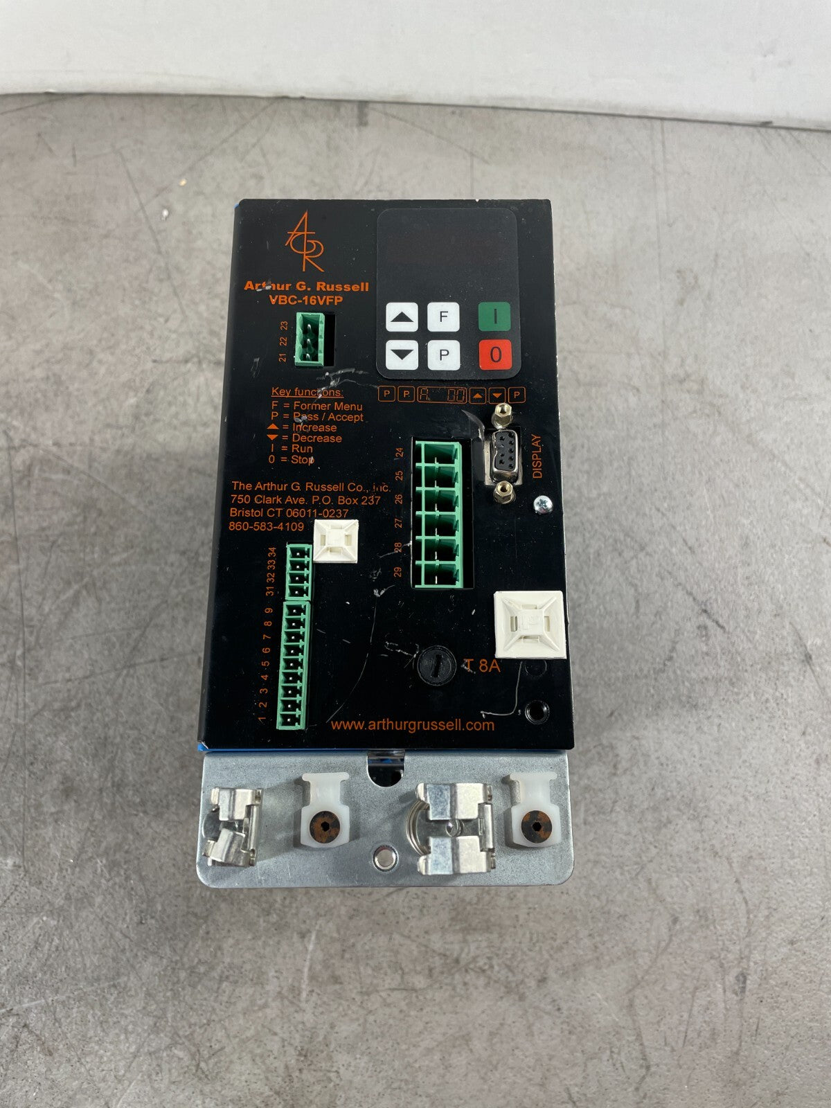 ARTHUR G RUSSELL VBC-16VFP 6AMP 110/240V Variable Frequency Controller @