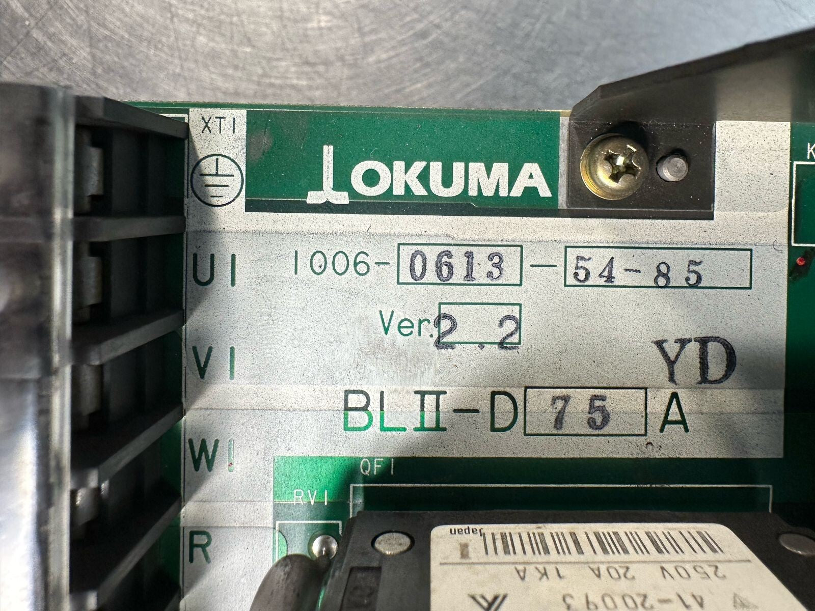 Okuma BLII-D75A Version 2.2   BLII-D-75A   BLIID75A                 (8.4.1)