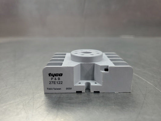 TYCO 27E122 RELAY BASE.                                                    4E-27
