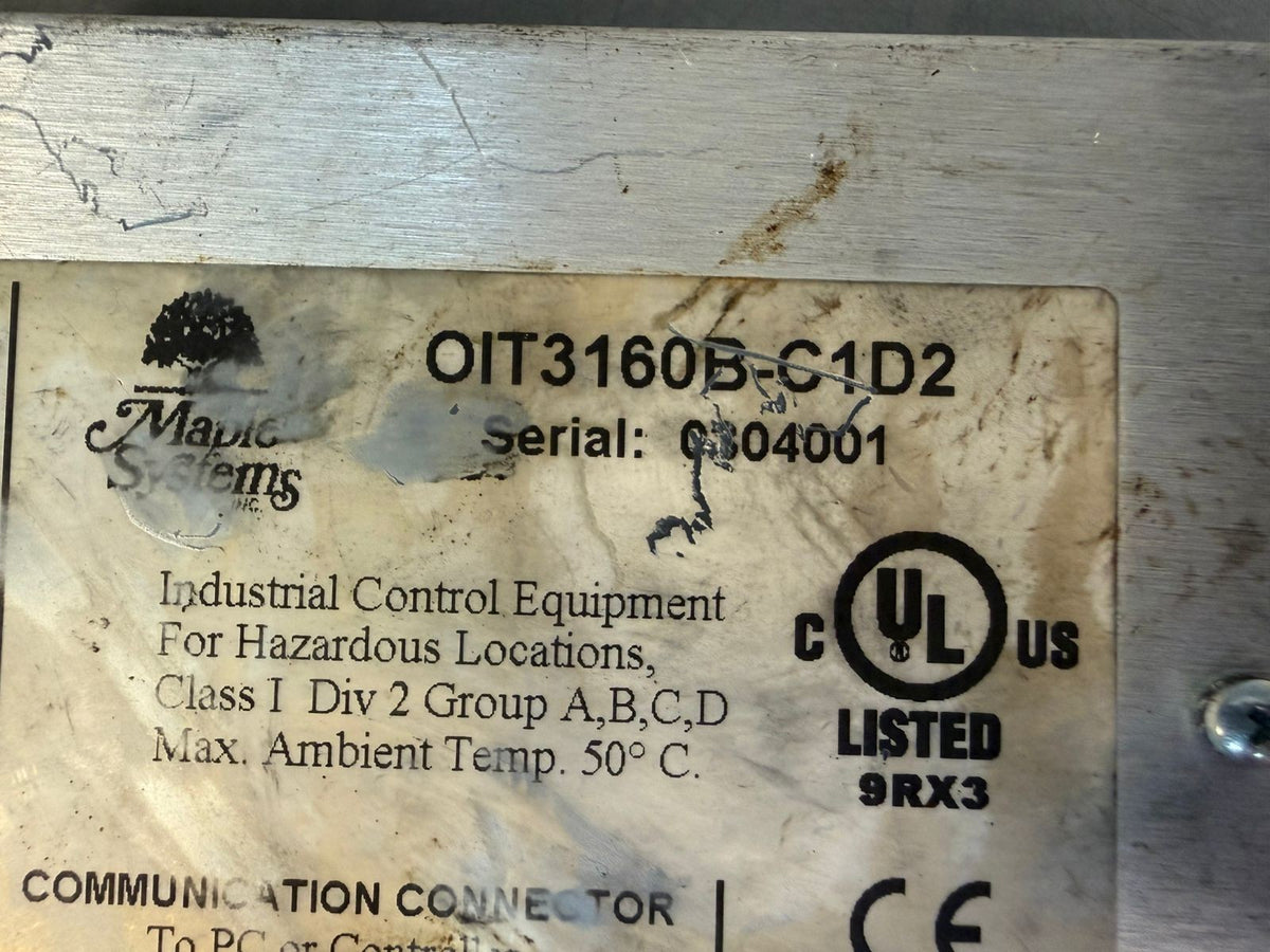 Maple Systems OIT3160B-C1D2 / 12-30vdc 3w                          (7.2.3)