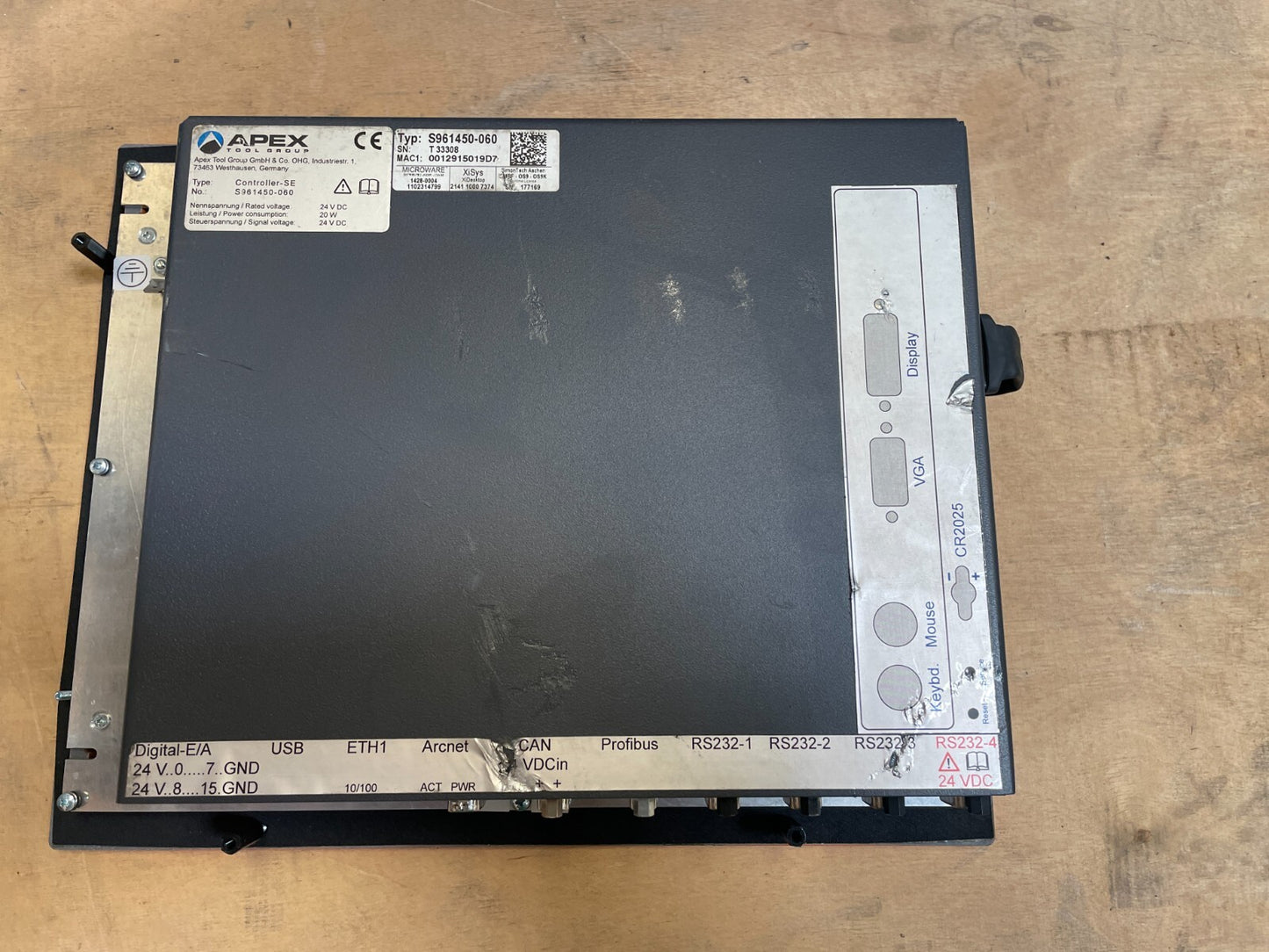 Apex Controller S961450-060 USB/Ethernet MPRO 400SG Industrial Touchscreen Panel