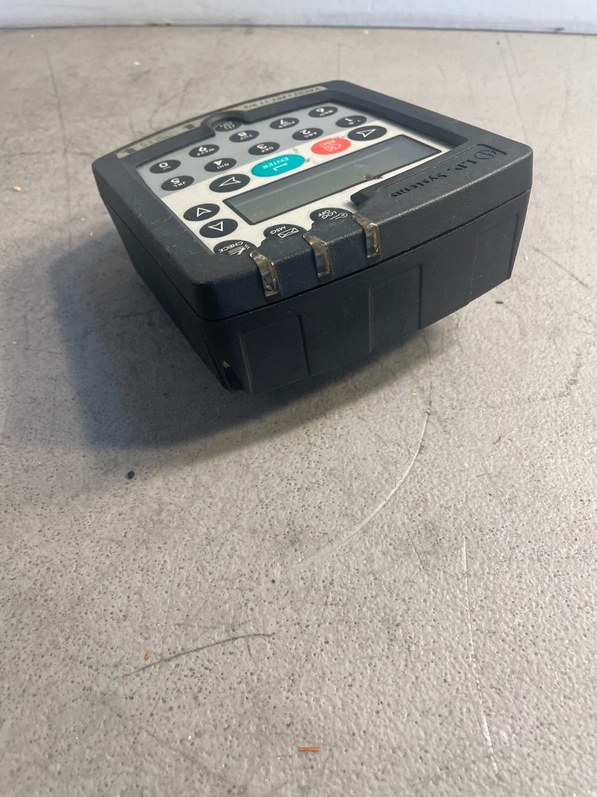 ID SYSTEMS UVAC-03 Gray Rev A Keypad LCD Display Vehicle Asset Communicator @1D