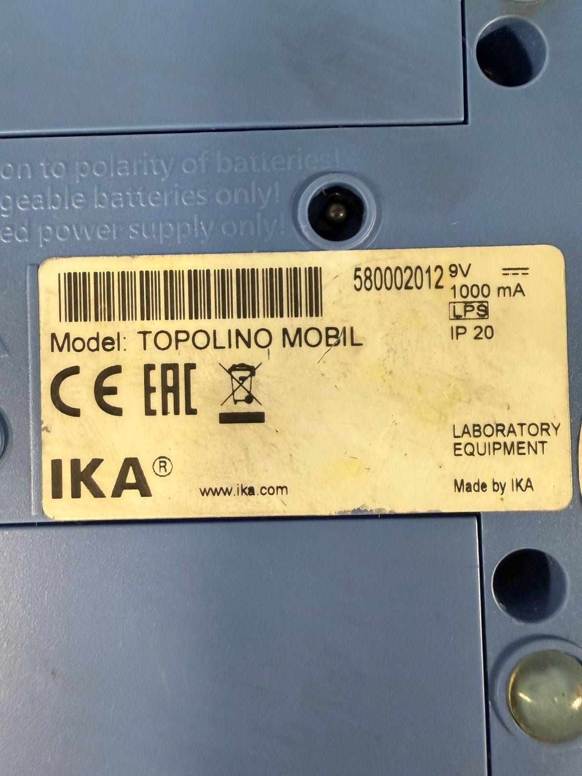 Ika Topolino Mobil Magnetic         580002012 9V                   (5.3.4)