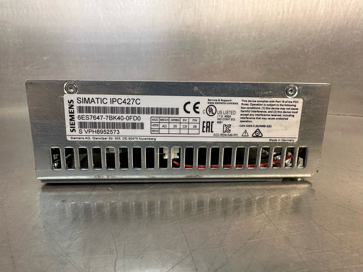 Siemens 6ES7647-7BK40-0FD0 Simatic IPC427C    (5.4.4)