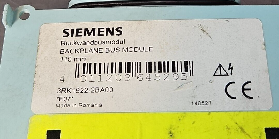 Siemens 3RK1922-2BA00 PLC Module                                        (BIN313)