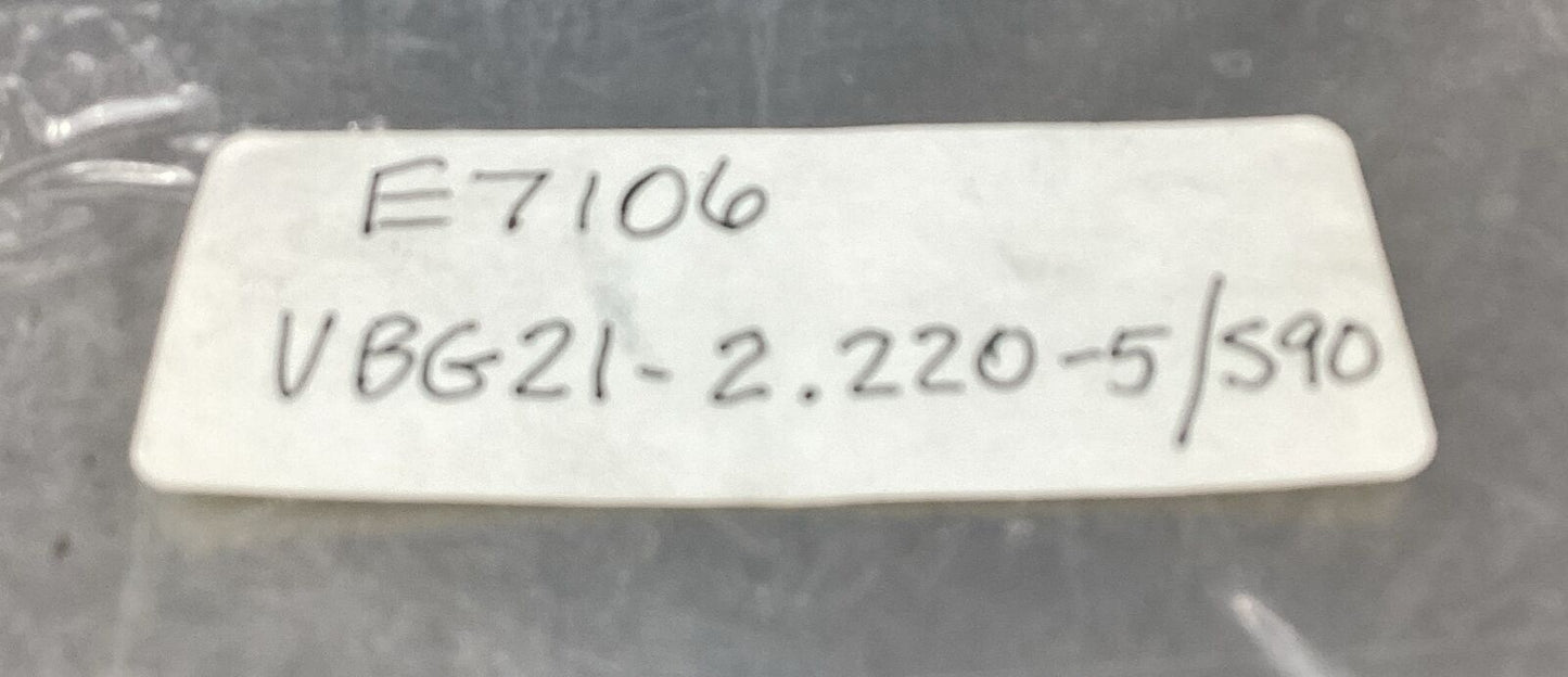 Turck  VBG  21-2.220-5/S90  Proximity Sensor Cable E7106        5E-21