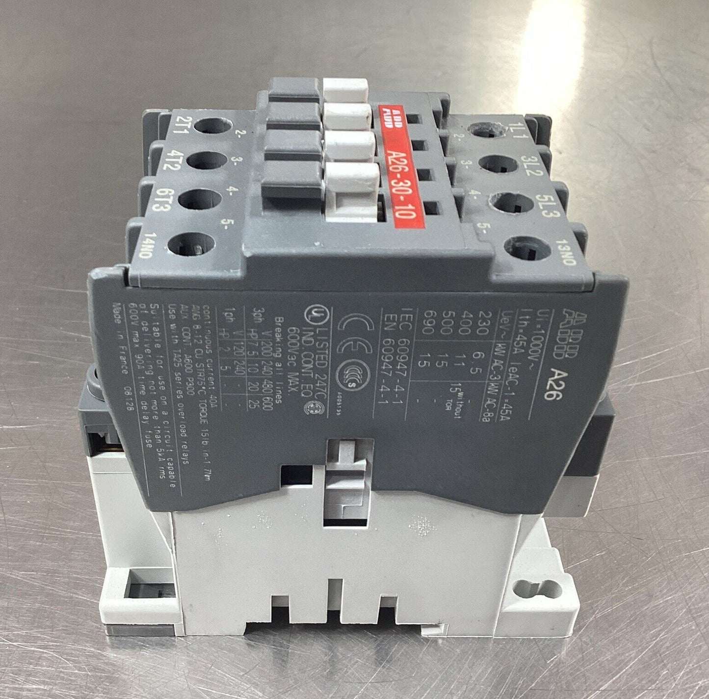 ABB  A26-30-10  110V CONTACTOR 115V COIL       4D-37