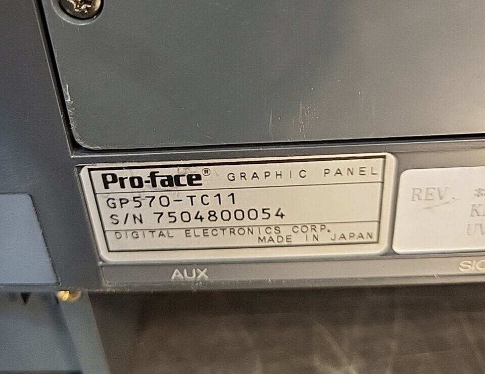 Pro-face GP570-TC11  Graphic Operator Panel (BIN 3.3.4)