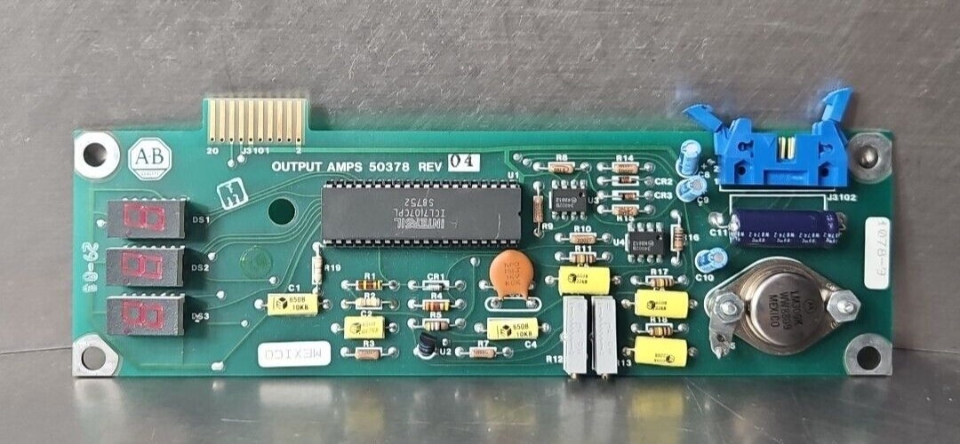 Allen-Bradley 50378 Output Amps Display Board                            loc3D42