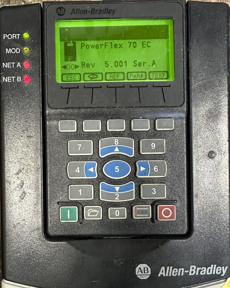 Allen-Bradley 20A D 2P1A3AYYNNC0 PowerFlex 70 480V, 1HP, 2.4A (BIN-1.4.4)