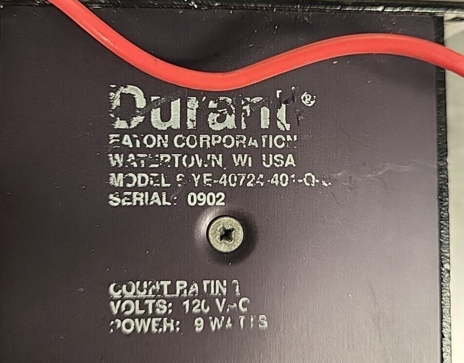 Eaton Durant 6-YE-40724-401-Q-U  Counter Ser. 0902 (BIN 3.5.1)