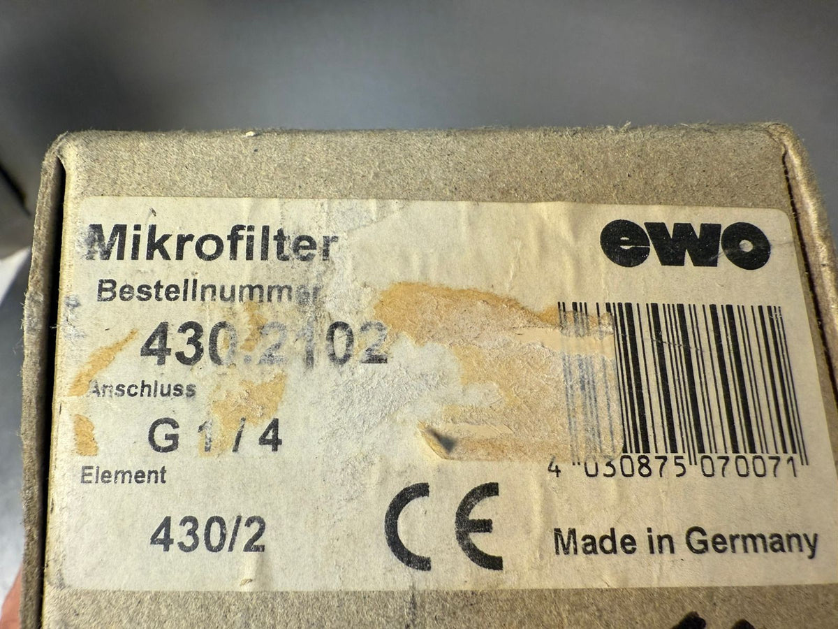 Ewo Micro filter 430/2 430.2102    G1/4 plus            (2.2.4)