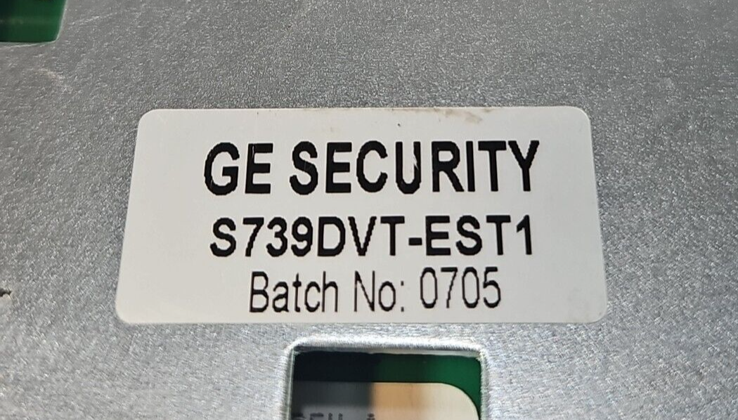 GE Security Interlogix S739DVT-EST1    TX/RX & 2-Way MPD Data           (BIN413)